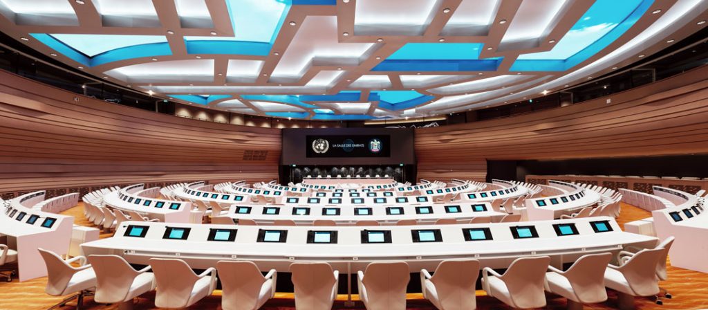 نگاهی به سیستم کنفرانس سالن 17 سازمان ملل