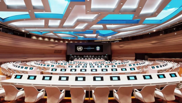 نگاهی به سیستم کنفرانس سالن 17 سازمان ملل